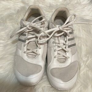 Adidas white sneakers size 8